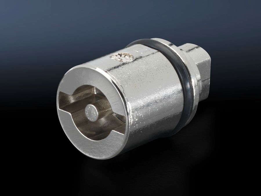 SZ Lock insert, version A, Die-cast zinc, 3 mm double-bit, L: 27 mm