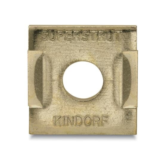 Washer, Located Square, Size 1-9/16 Inches x 1-9/16 Inches, Bolt Size 1/2 Inch, Steel
