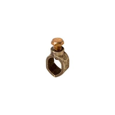 Ground Rod Clamps Type G - Budget-Line, Rod Size 1/2 and 5/8, Wire Range 10 Sol. - 2 Str.