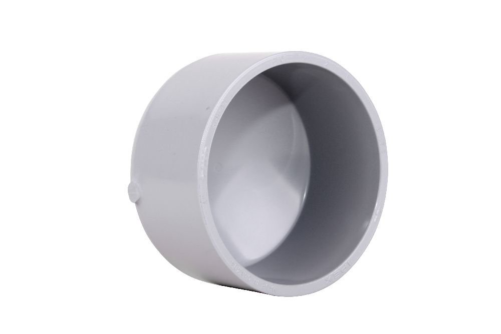 EC40 4" PVC END CAP KRALOY