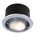 NuTone 70 CFM Heater Ventilation Fan with light, 3.5 Sones
