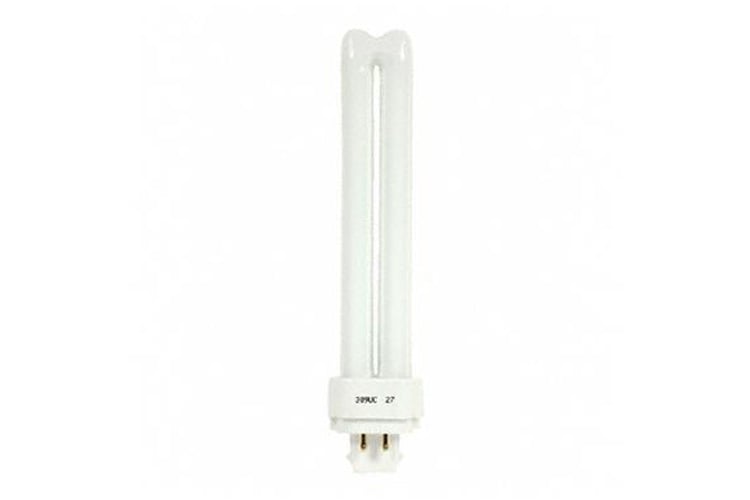 GE Ecolux, 18 WTT, 100 V, 1250 LM, 3500 KV, 82 CRI, 5.8 IN Length, G24q-2 Base, 17000 HR Average Life