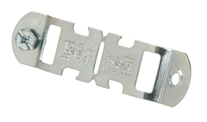 BPC-8 1-Piece Break Apart Conduit Clamp, 1/2 in Conduit, 200 lb Load, Plastic