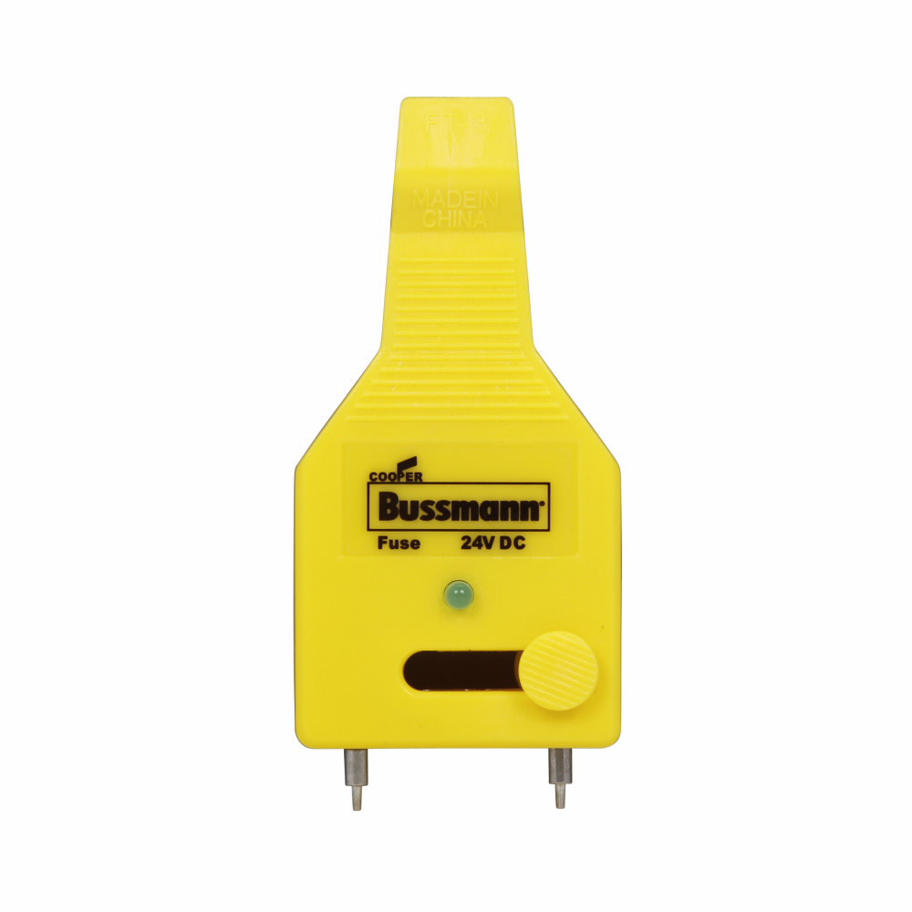 Eaton Bussmann series FT fuse tester, Batteries included and replaceable, Fuse panel