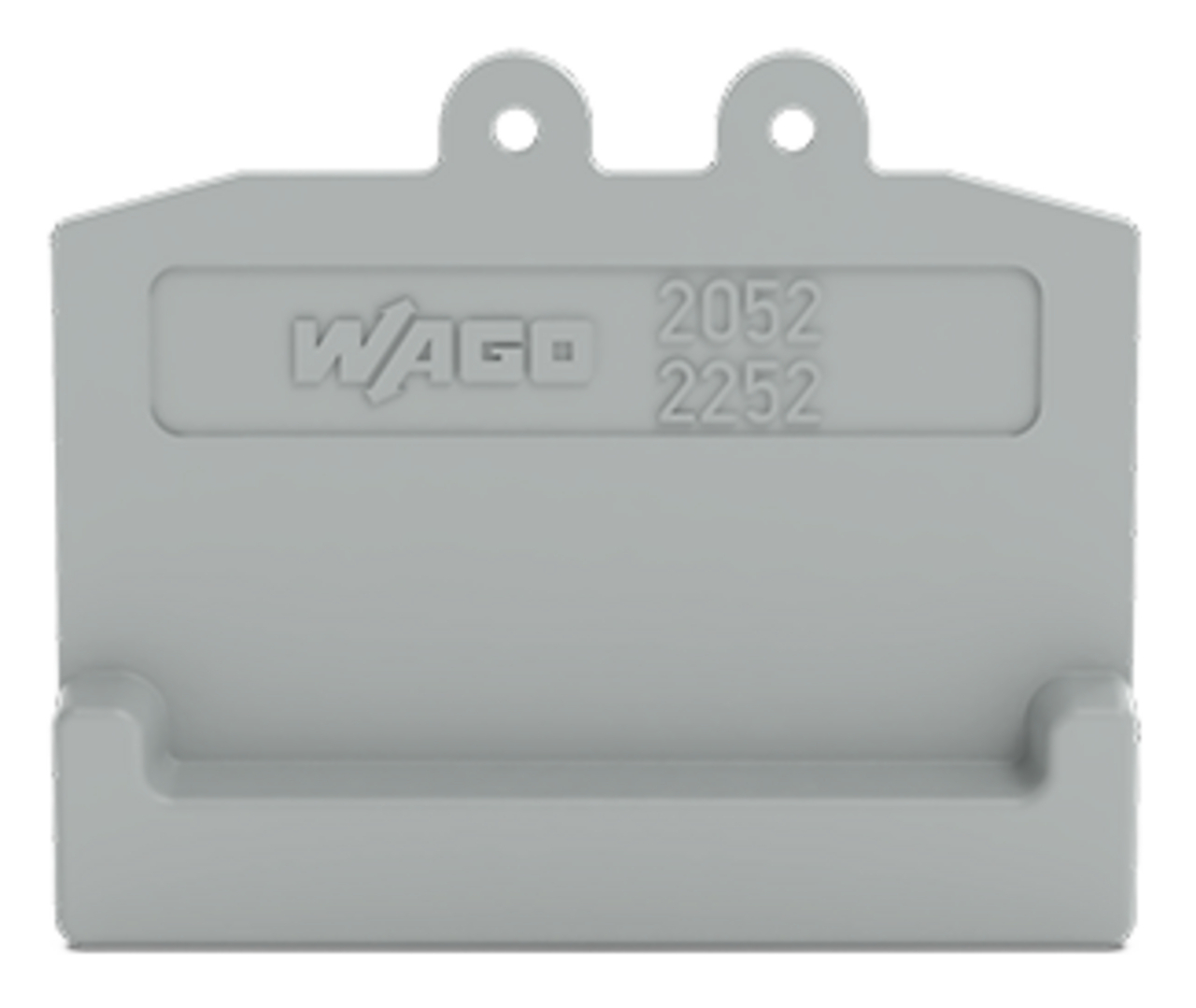 End plate; gray