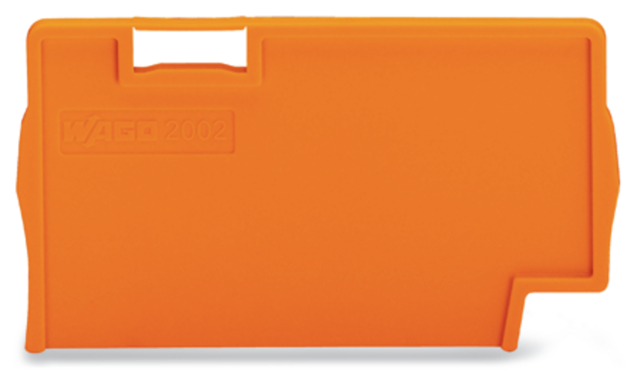 Seperator plate; 2 mm thick; oversized; orange