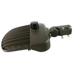 OBS65296 AREAFLD 2A, 200 watts, 120 277V, 0 10V Dim, 70+CRI, 4000K, T3 Distribution,7P NEMA Receptacle, bronze painted finish