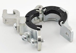 Split Bushing, Insulated, Grounding, Zinc Plated Steel, Size 3/4 Inch