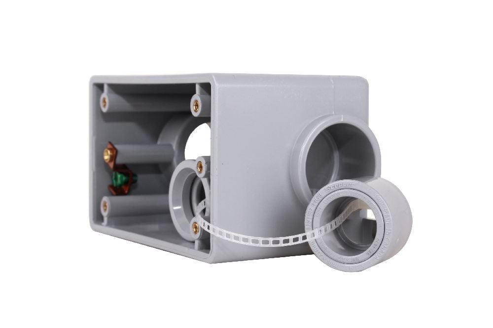 FSCD050710 PVC FSC SING. GANG BOX DEEP KRALOY
