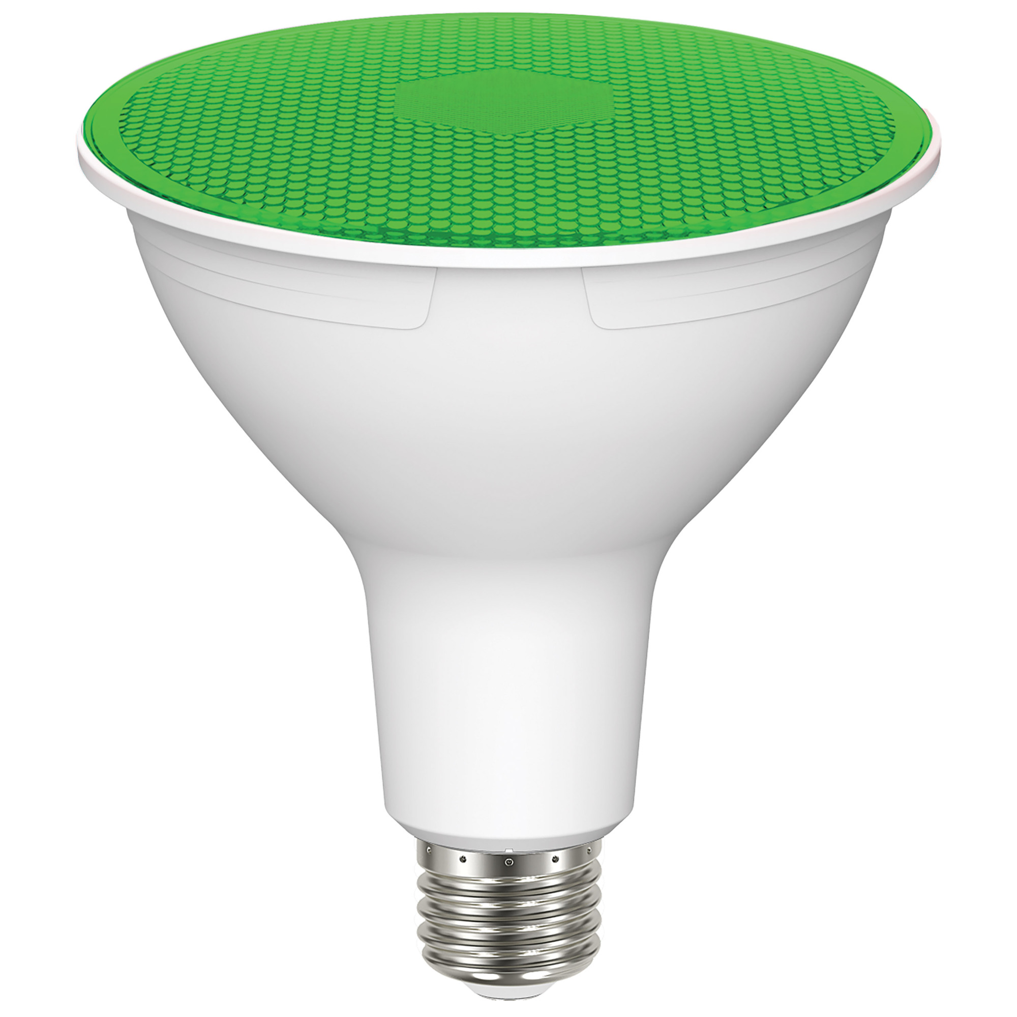 11.5 Watt PAR38 LED - Green - 90 Degree Beam Angle - Medium Base - 120 Volt