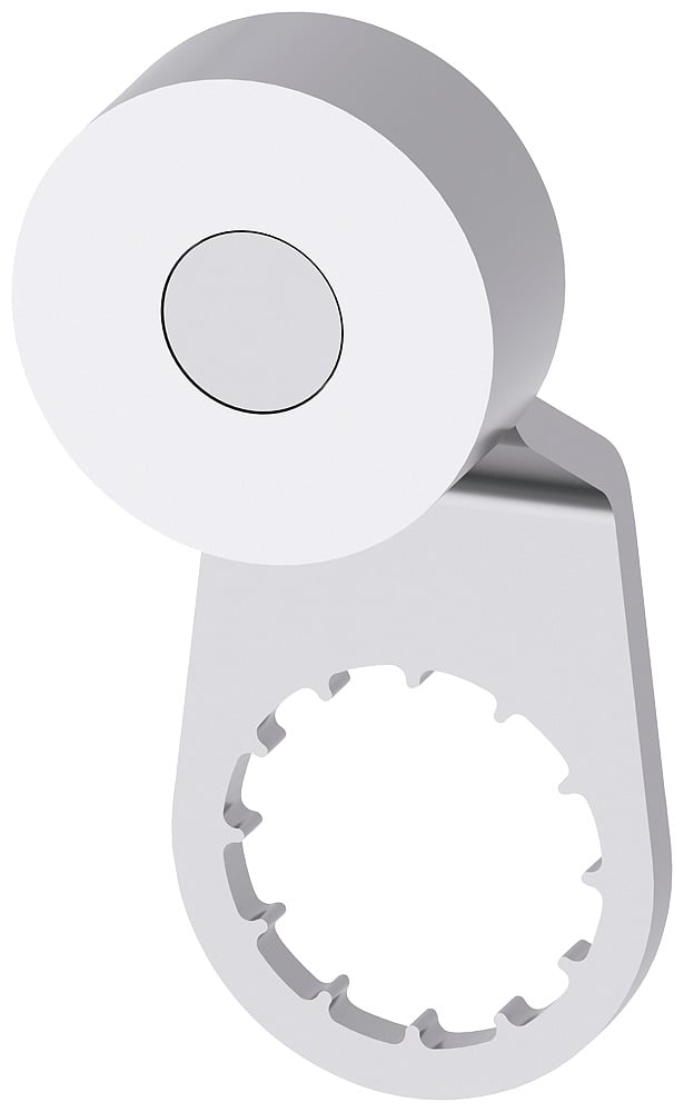 Twist lever for position switch 3SE51 metal lever form a 27 mm long, step 9 mm with stainless steel roller 19 mm