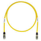 Copper Patch Cord, Cat 6A, Yellow S/FTP 