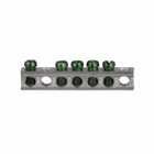 Eaton CH Loadcenter and Breaker Accessories - 5 Terminal Ground Bar Kit,1-3/4 in mounting hole distance,Ground bar kit,CH,5 terminals,0.75 in,CH loadcenters, for 2/4 circuit loadcenters use type gbk5 or gbk520 ground bar