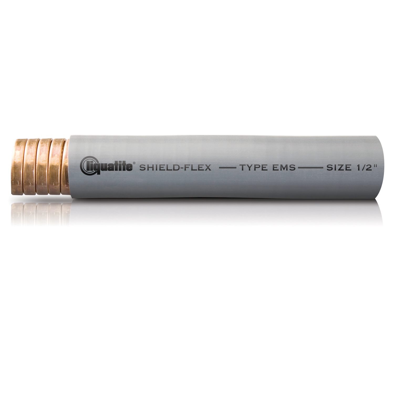 EMS-11 GRAY 1/2IN. 100FT.CTN. Part of the SHIELD-FLEX family of EMI/RFI Shielding conduits.Type EMS has an inner core that is made from a fully interlocked bronze strip and does not contain a braided shield.
