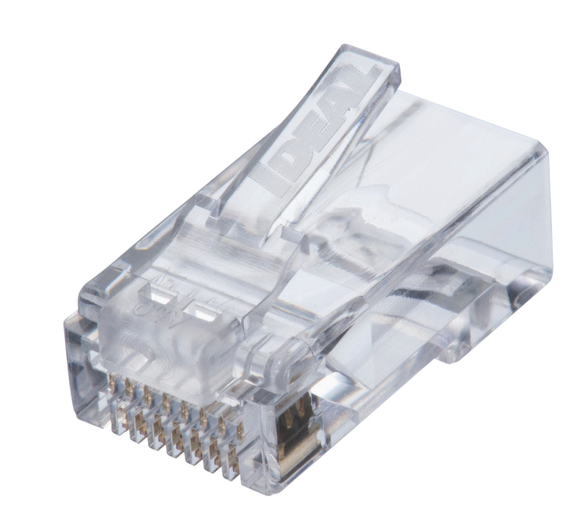 CAT6 RJ-45 8P8C Single Piece Modular Plug, 25/Card