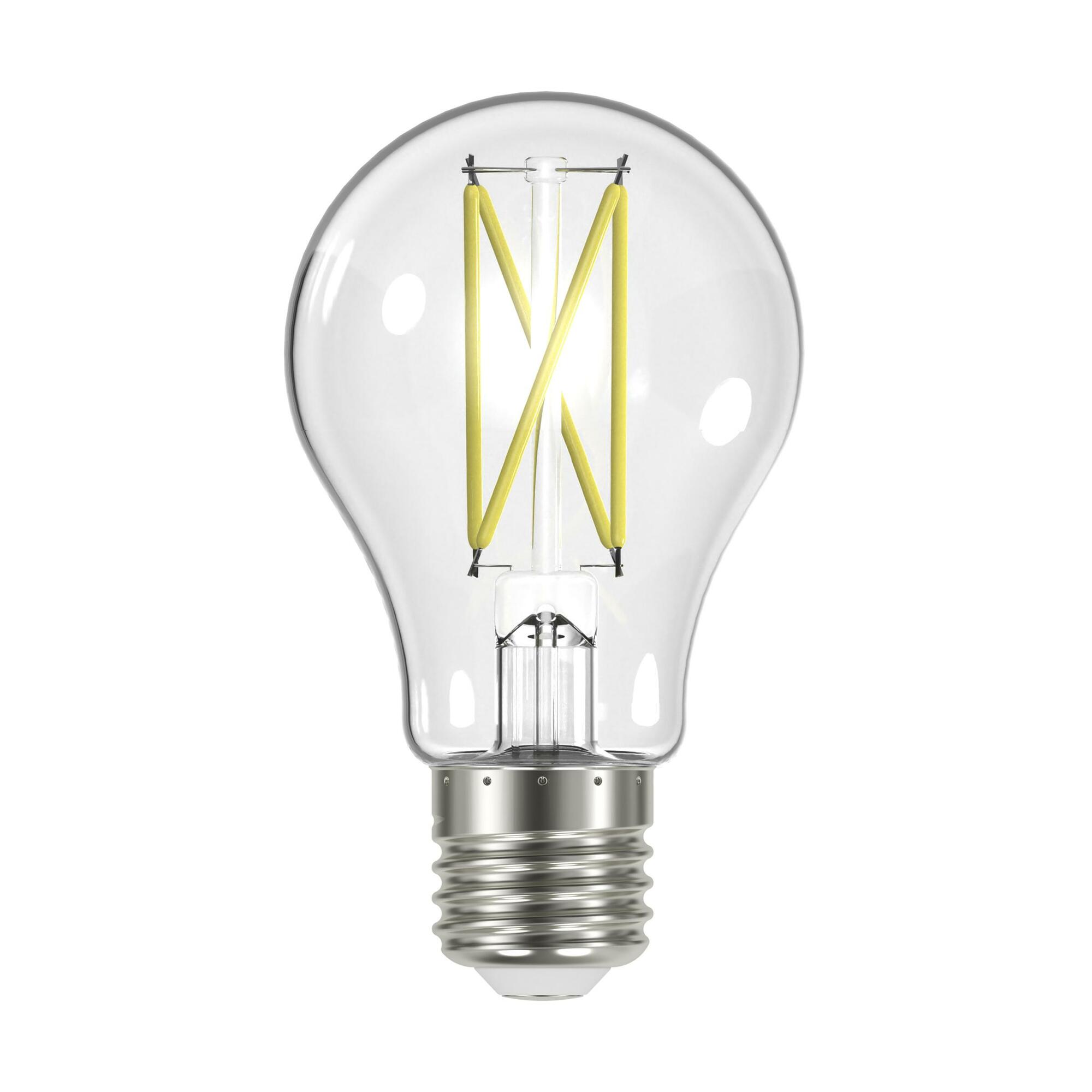 8 Watt LED A19 Lamp - Clear Medium Base 5000K 90 CRI 120 Volts