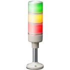 USB Monolithic Tower Light, tube mounting with fixing plate 3 tiers, Ã¸60, lighting and flashing with buzzer