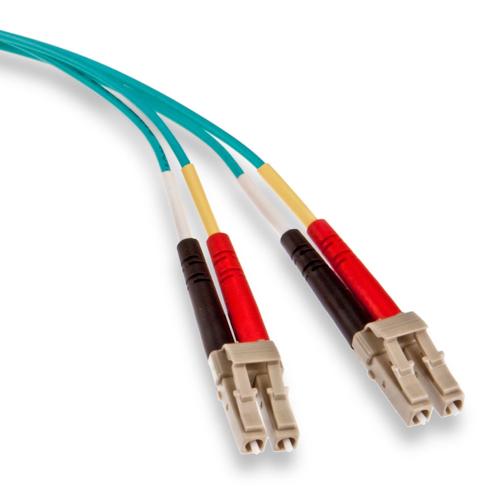 Economy Patch Cord, 50/125 um Multimode OM4, OFNR Duplex, LC-LC, 1m