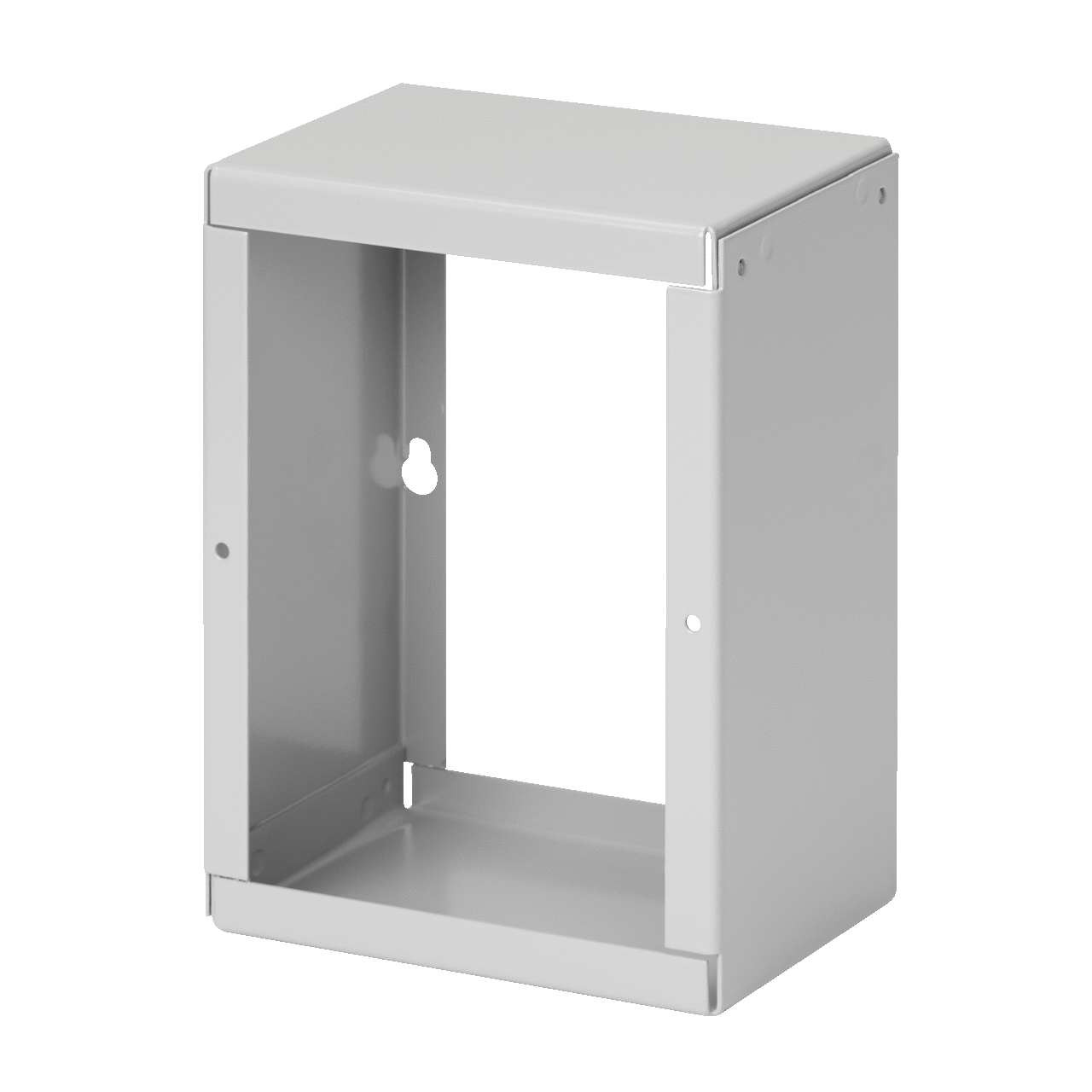 Screw-Cover Pull Box Extender Type 1, fits 6.00x6.00, Gray, Steel