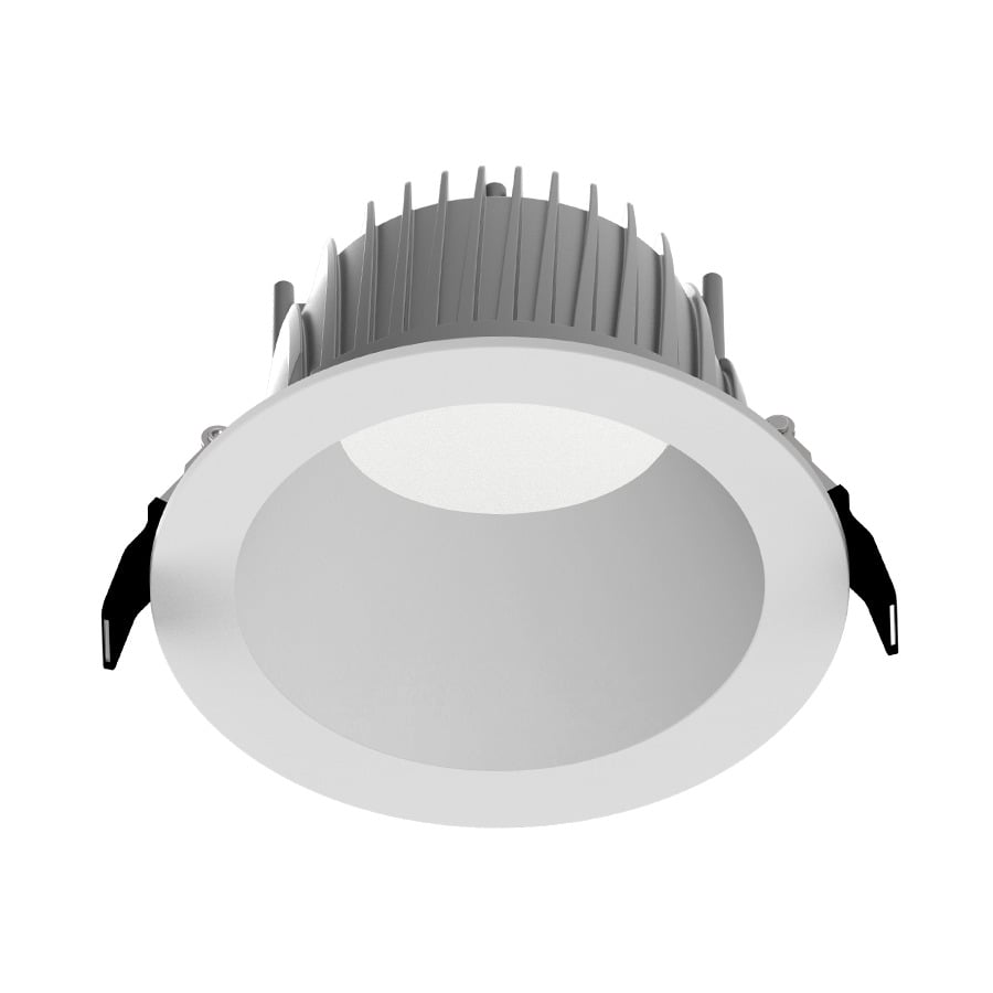 Recessed Downlights 818/1220/1624 Lumens Commercial 12W 12 Inches Round 12/18/24 90CRI Adjustable 3000/3500/4000/5000K 120V-277V Matte