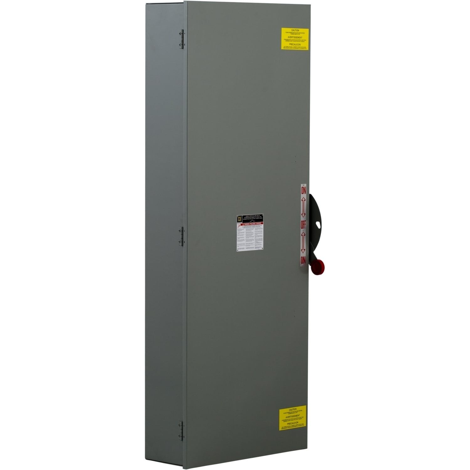 Safety switch, double throw, non fusible, 4 pole, 4 wire, 600VAC, 250VDC, 600A, Type 3R