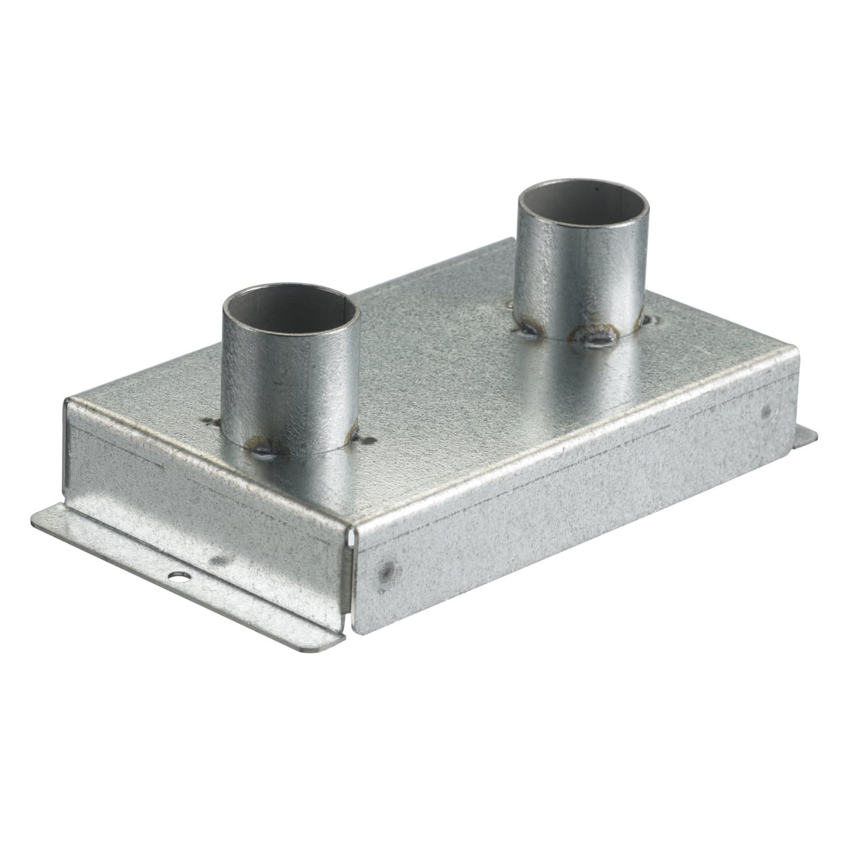 Fire Rated Poke Throughs, Recessed 8" Series, Replacement Fitting Box, (1) 1-1/2" EMT and (1) 1" EMT