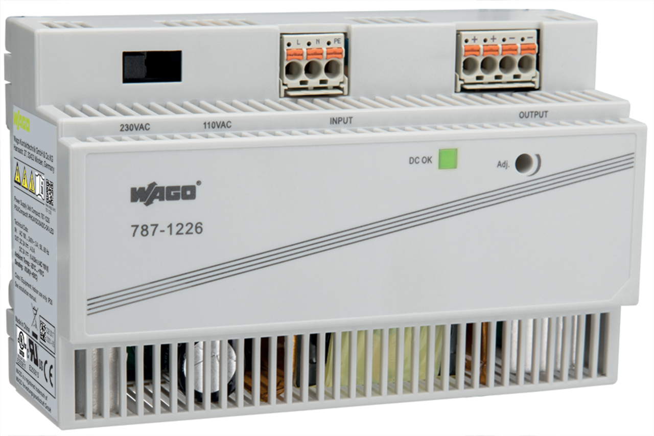 Switched-mode power supply; Compact; 1-phase; 24 VDC output voltage; 6 A output current; DC-OK LED