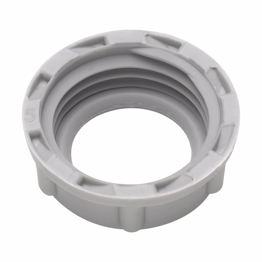 Eaton Crouse-Hinds series insulating bushing, Rigid/IMC, Insulated, Plastic, 105?C, Threaded, 1/2"
