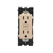  Renu Tamper-Resistant Self-Test SmartlockPro GFCI Outlet RGF15-0DT, 15A-125V, in Dapper Tan