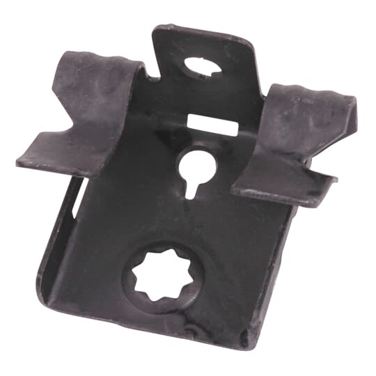 Clip, Hammer-On Flange, Flange Thickness 1/8 Inch - 1/4 Inch, Threaded Opening 1/4 - 20, Steel, without Stud
