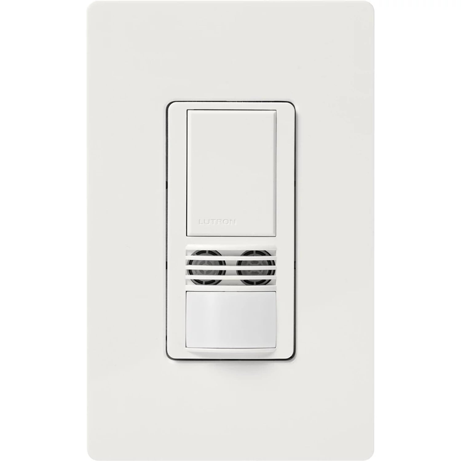 Maestro Dual Technology (Dual Tech) occupancy sensor switch, neutral connection required applies exclusive XCT Technology for minor and fine motion detection in snow