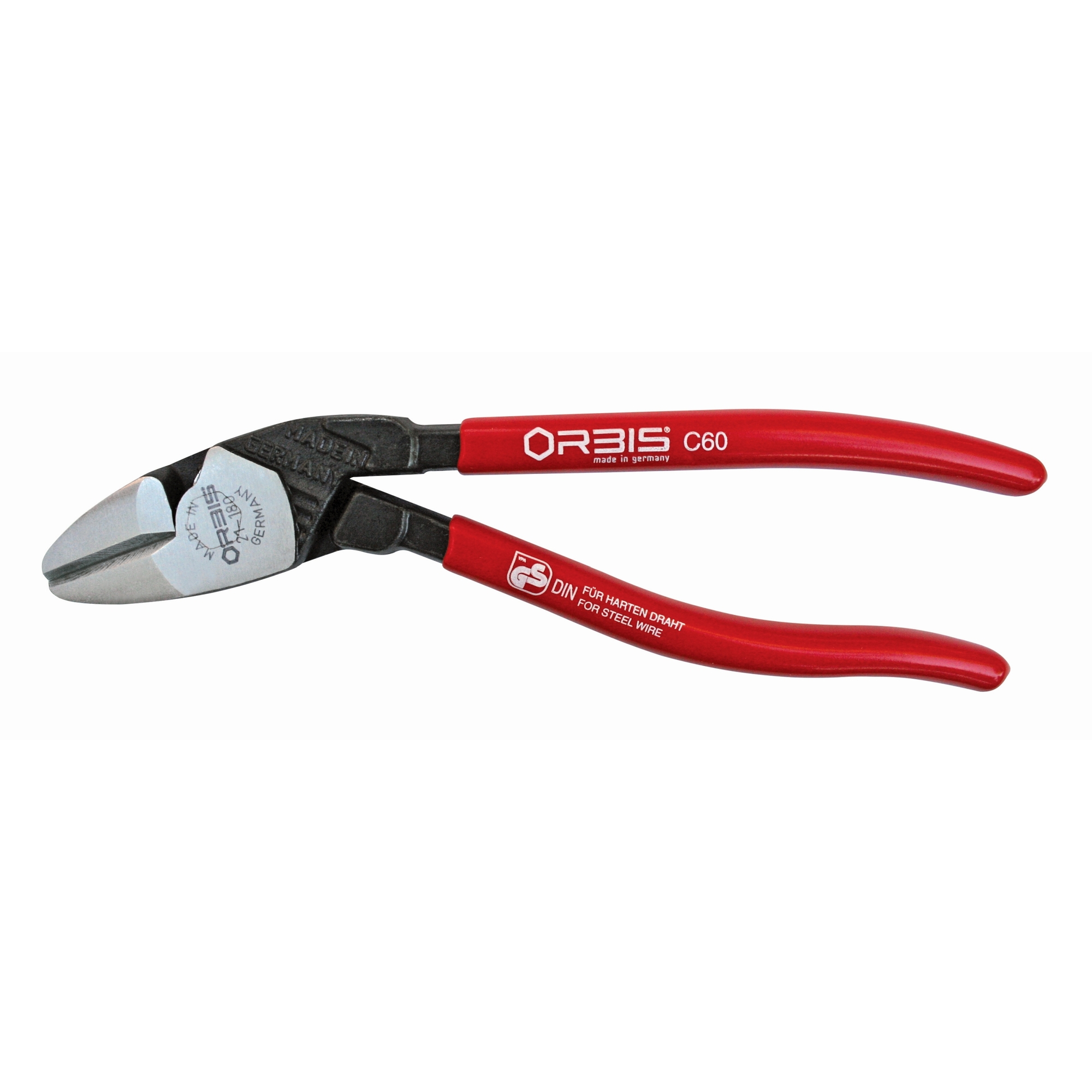 Diagonal Cutter 25° Angled, 7 in., Plastic Coating, Bulk
