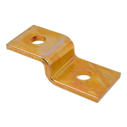 Support, Z Shape, Two Holes with Hole Size 1 Inch with 1-7/8 Inch Spacing on Center, Galvanized Steel, For use with B Series Channel