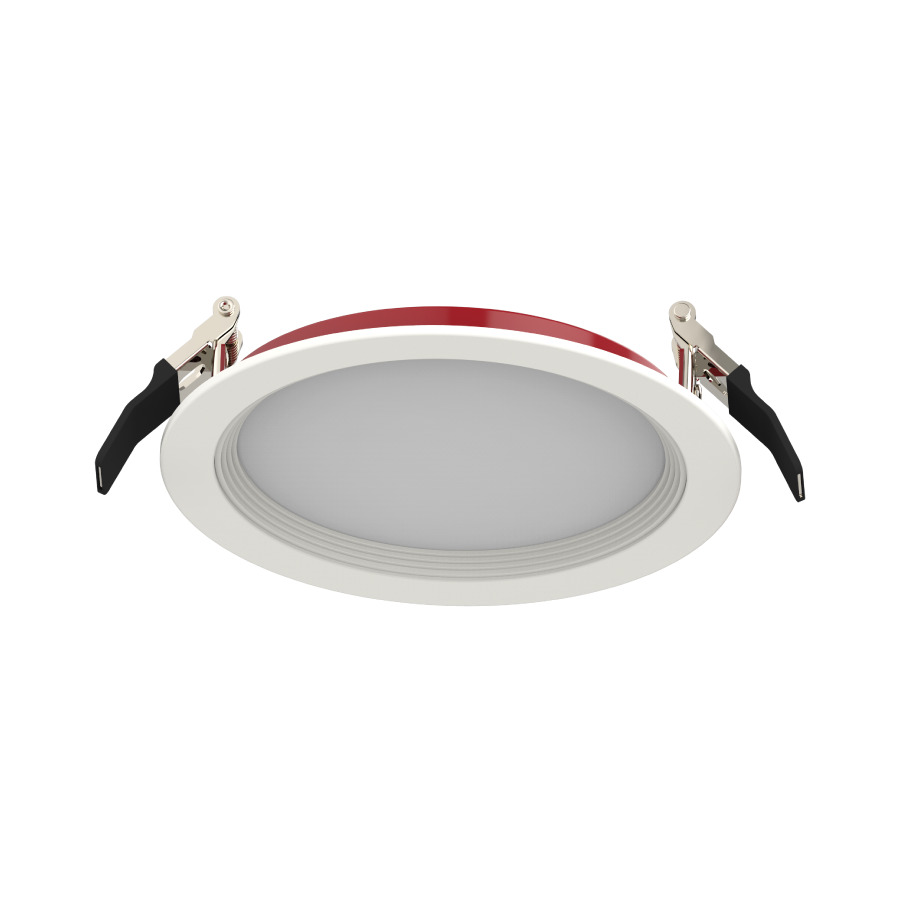 6" FIRE RESISTANT WAFER 15W 5CCT CRI90 BAFFLE ROUND 120V