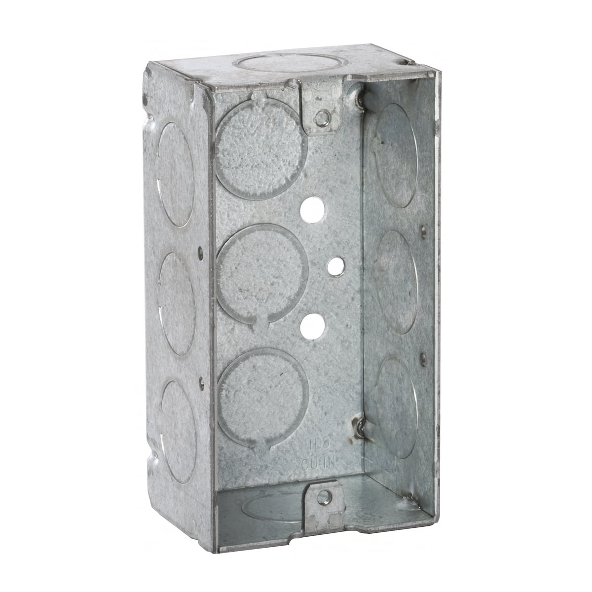 4 In. x 2 In. Handy Boxes, 1-1/2 In. Deep - Welded with Conduit KO's