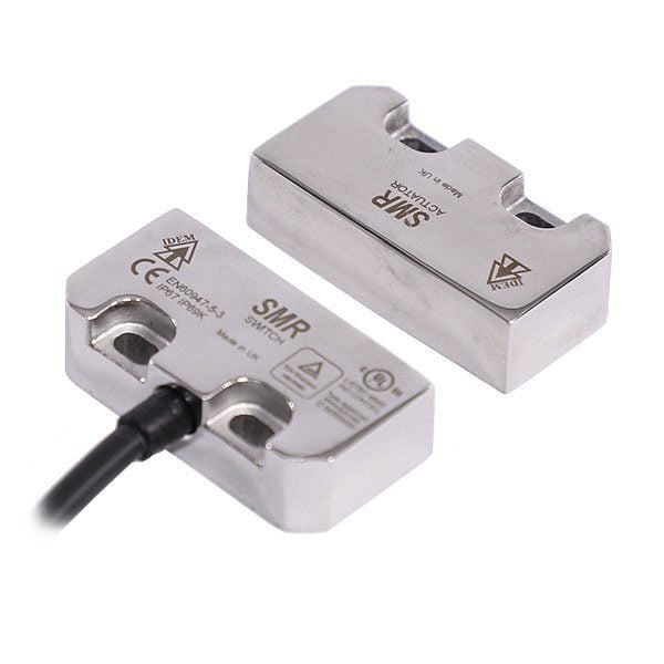 SMR Magnetic Non Contact Switch, 8Way, 2NC 1NO, M12