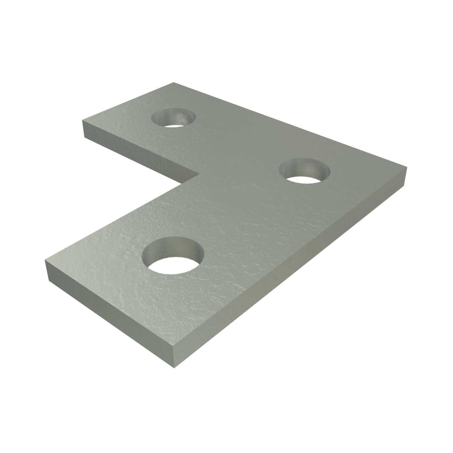 UNISTRUT FITTING, 3-1/2"x 1/4"x 3-1/2", HG