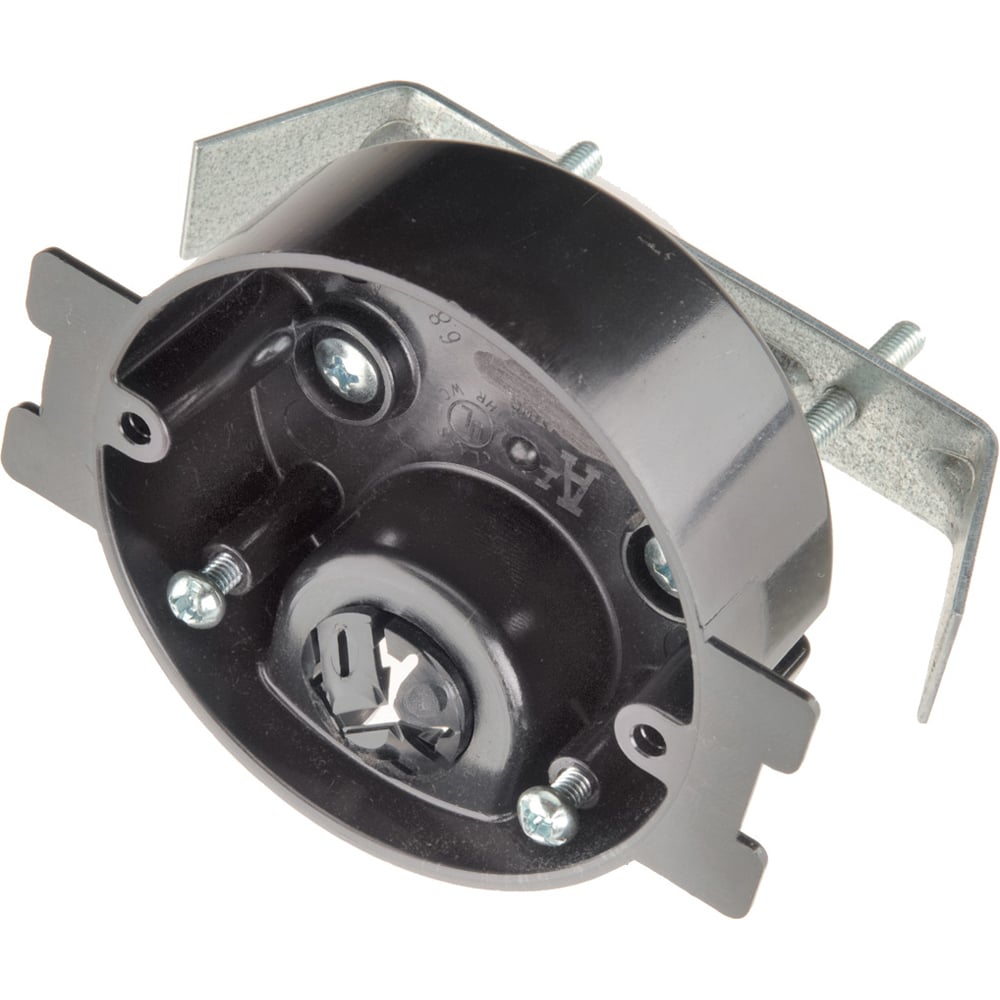 Small diameter sconce box for retrofit construction. 3-1/4" diameter. 6.8 cu. in. 3lb sconce light rating.