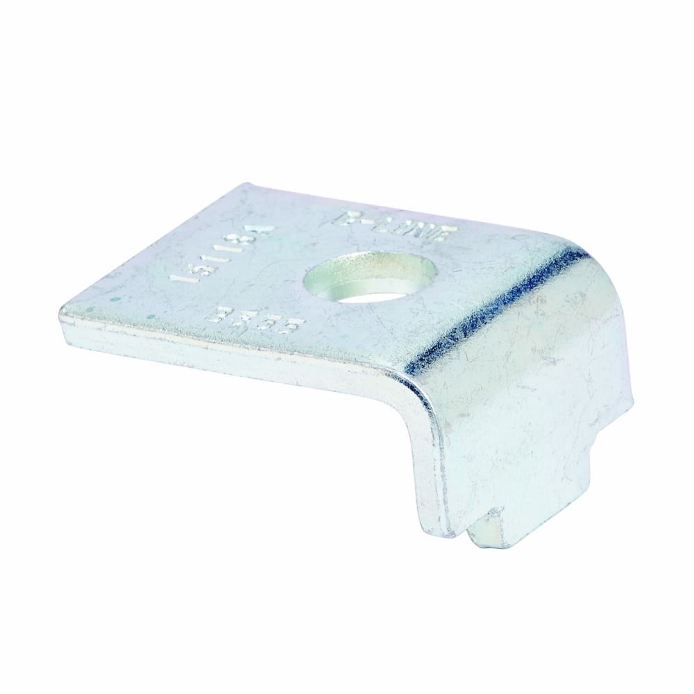 Eaton B-Line series beam clamps, 1.84" H x 1.8438" L x 1.6250" W, Steel, 1200 Lbs load, 0.625" beam thickness