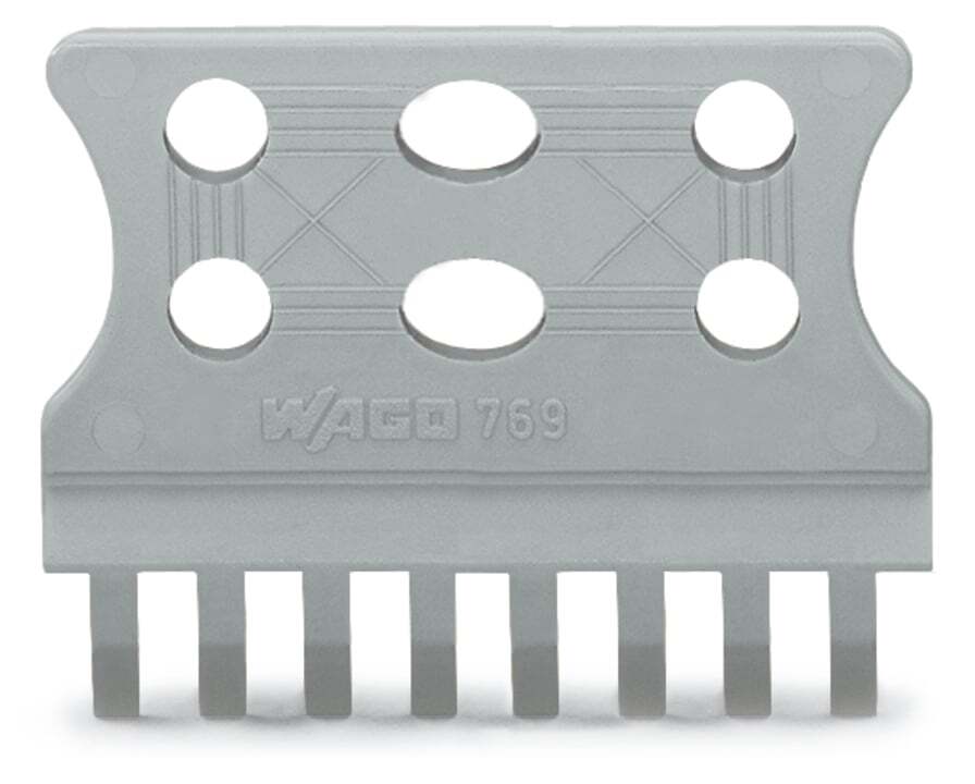 Strain relief plate; gray