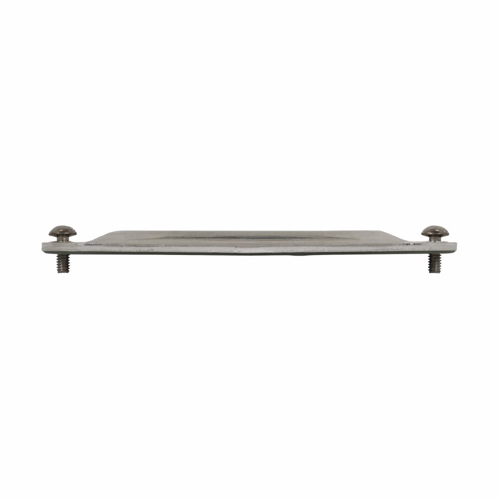 Eaton Crouse-Hinds series Condulet Mark 9 cover with integral gasket, Sheet aluminum, 1-1/2"