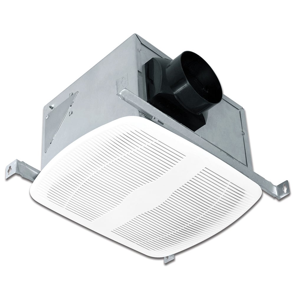80 CFM ENERGY STAR Certified Quiet Exhaust Fan - 4 Inch Plastic Duct Adapters