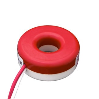 Sub-metering Ct.  200 To 0.1A.  Solid Core. 0.72 Inch -  Red
