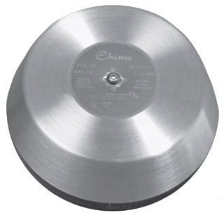 Single Stroke Chime, Plastic Tipped Stainless Steel, 120 VAC, 60 Hz, Surface Mount