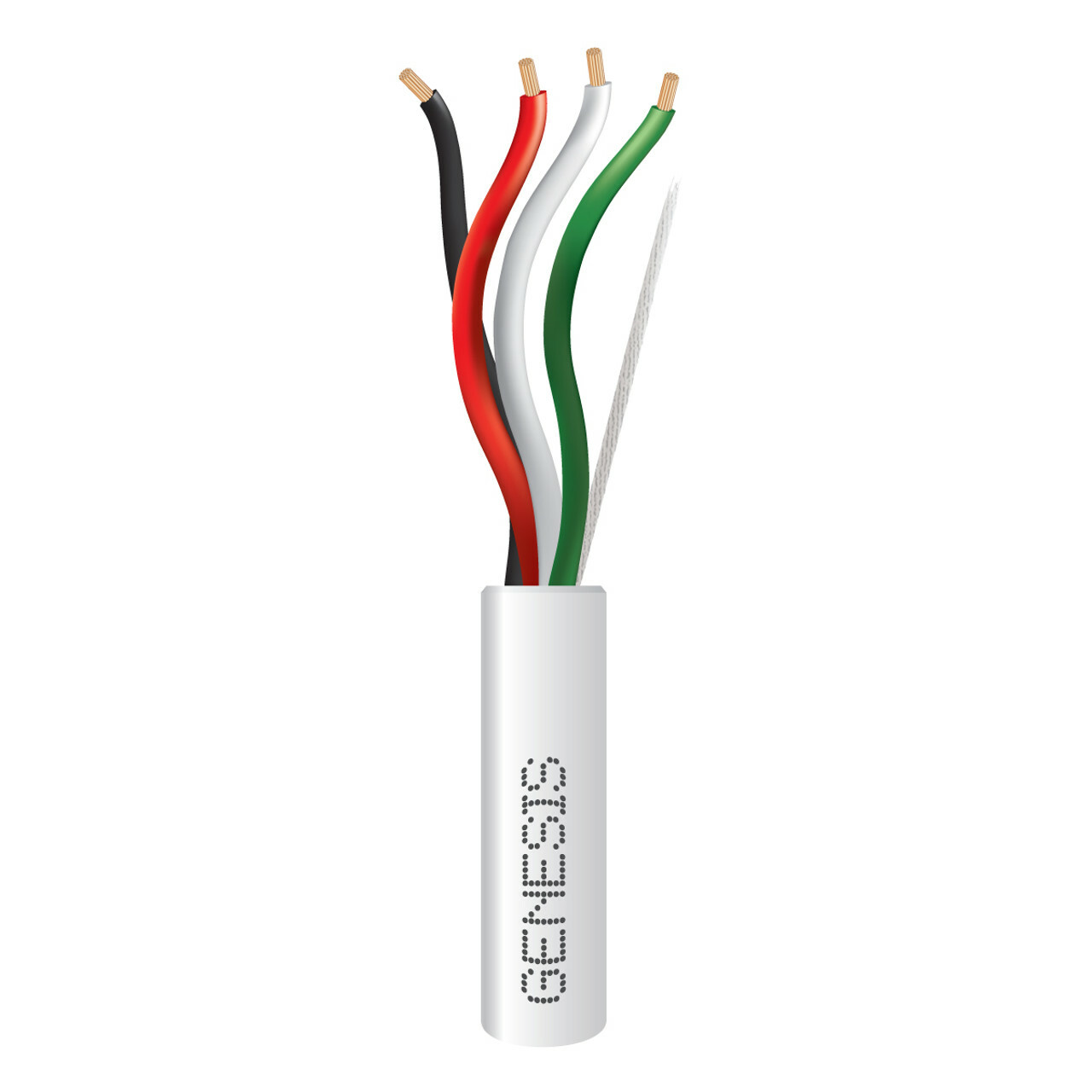 18/2 STRANDED CABLE - 1000 FT PULL BOX - WHITE