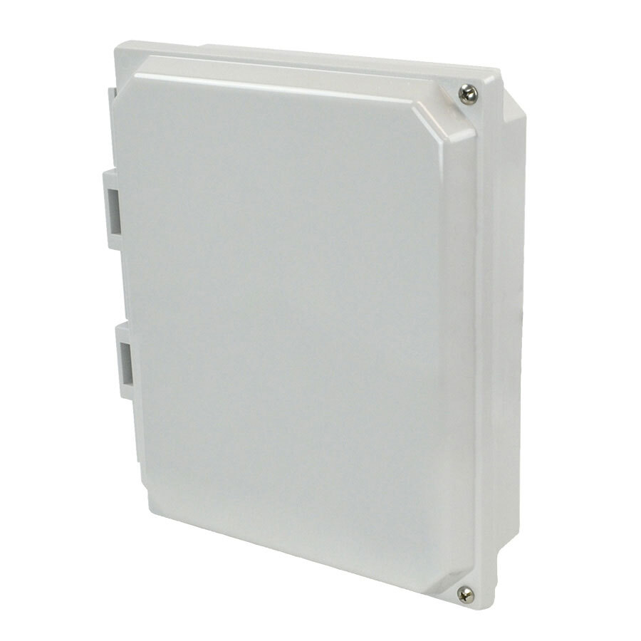AMHMI86H HMI Cover Kit With 2-Screw Hinged Opaque Cover, 8 in L x 6 in W x 2.27 in D, For Use With NEMA 1/2/3/3R/4/4X/12 and 13 Enclosure and 10 x 12 in Molded Enclosure, Polycarbonate
