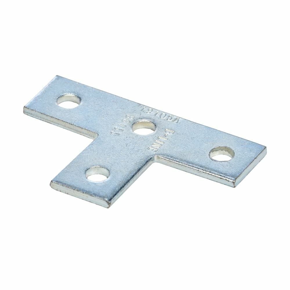 Eaton B-Line series tee and cross flat fitting, 2.93" H x 1.87" L x 1.62" W, Steel, Electro-plated