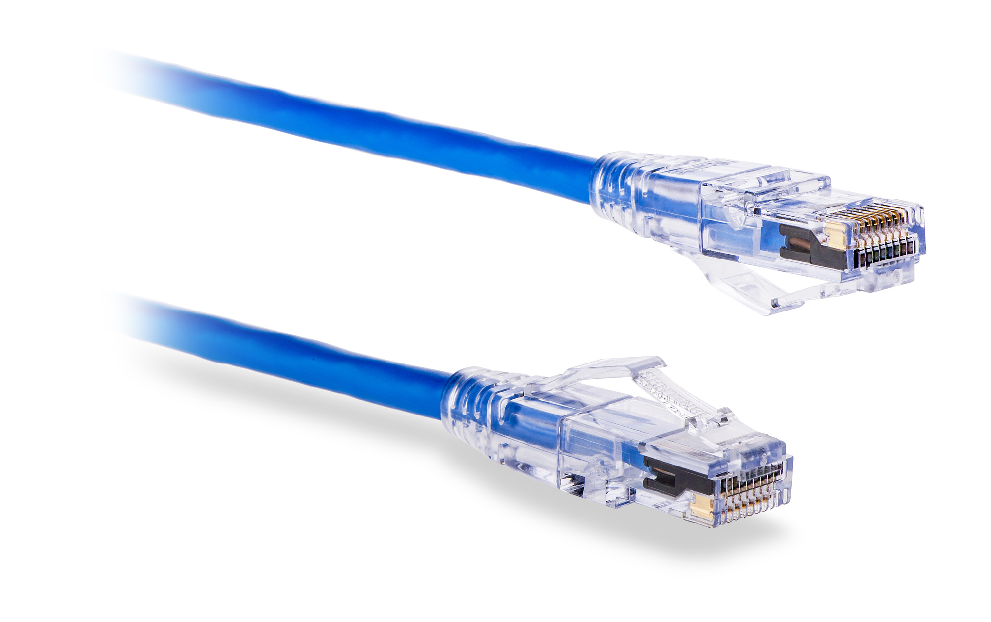 Cat 6 U/UTP 28 AWG Blue Snag-Proof Boot, 7 FT.