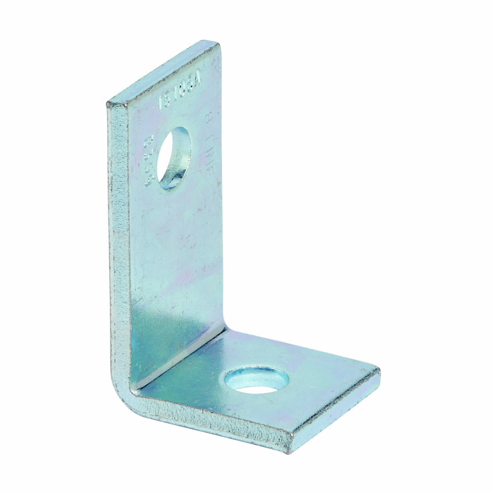 Eaton B-Line series corner angle, 1.87" H x 3" L x 1.62" W, Steel, Electro-plated