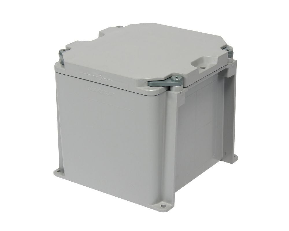 JBX666 6"x6"x6" PVC JUNCTION BOX GREY SCEPTER JBOX